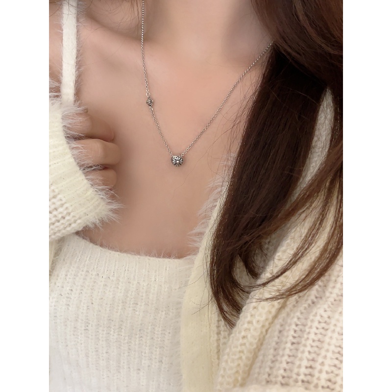 Vòng cổ Thép Titan Mặt Thánh Giá Phong Cách Hip Hop Thời Trang Cho Nam Và Nữ Unisex