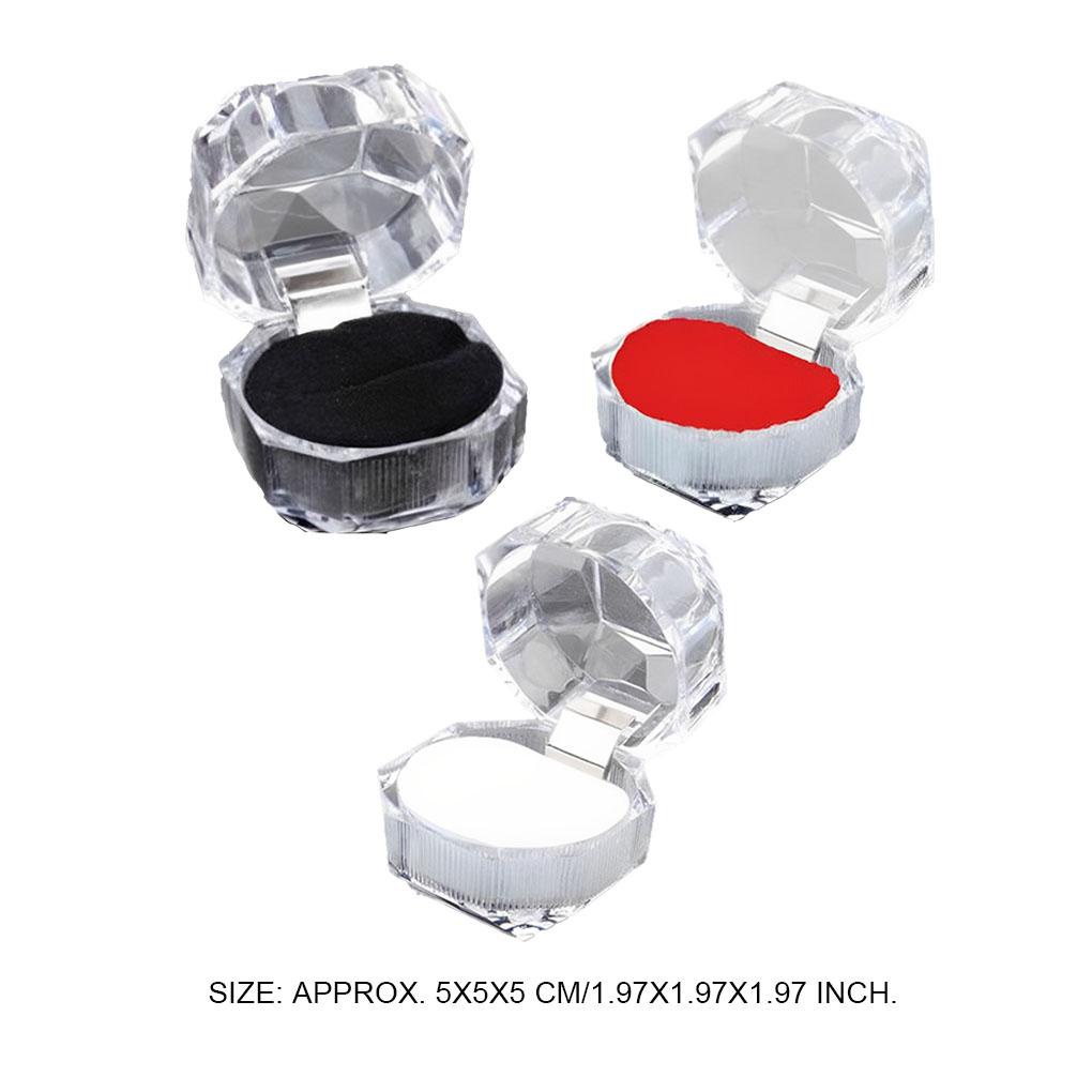 Bộ 20 Hộp Đựng Trang Sức Bằng Lục Giác Chống Bụi Giá Đỡ