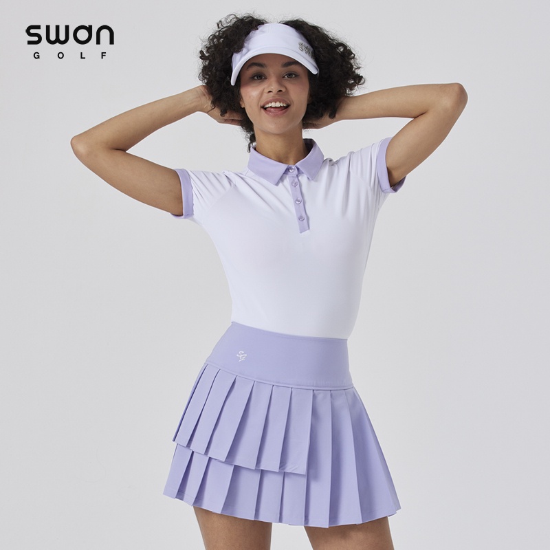 Set Áo Thun Ngắn Tay + Chân Váy Xếp Ly Thời Trang Nữ Tính