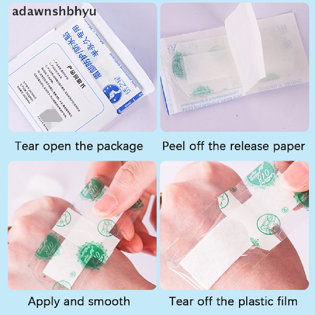 Bộ 10 Miếng Dán Bảo Vệ Lông Mày Chống Thấm Nước adawnshbhyu