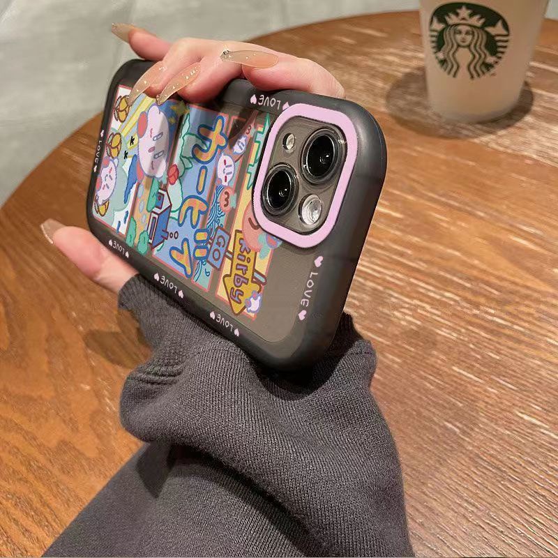 ✅Ốp Điện Thoại Mềm Màu Trong Suốt Hình Ngôi Sao Kirby Irby Cho iPhone 14 / 13pro 12promax 6Plus / 7 Xj4