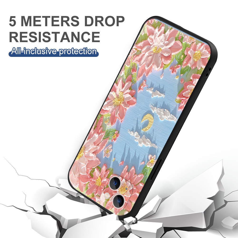 Ốp Điện Thoại Silicon Mềm Hình Hoa Cho Redmi Note 11 11s 8 Pro 10 Pro 11 Pro 10 10S 9 9T Pro 9s 7 Pro 7s Poco M4 Pro 5G B1K447L
