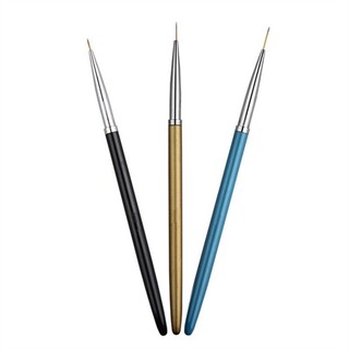 Sét cọ vẽ nét 3 cây, cọ vẽ móng tay, cọ nails (Set)
