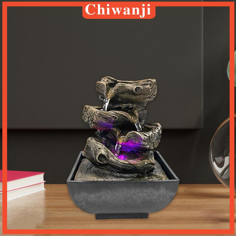 Đài Phun Nước Để Bàn Có Đèn LED Độc Đáo