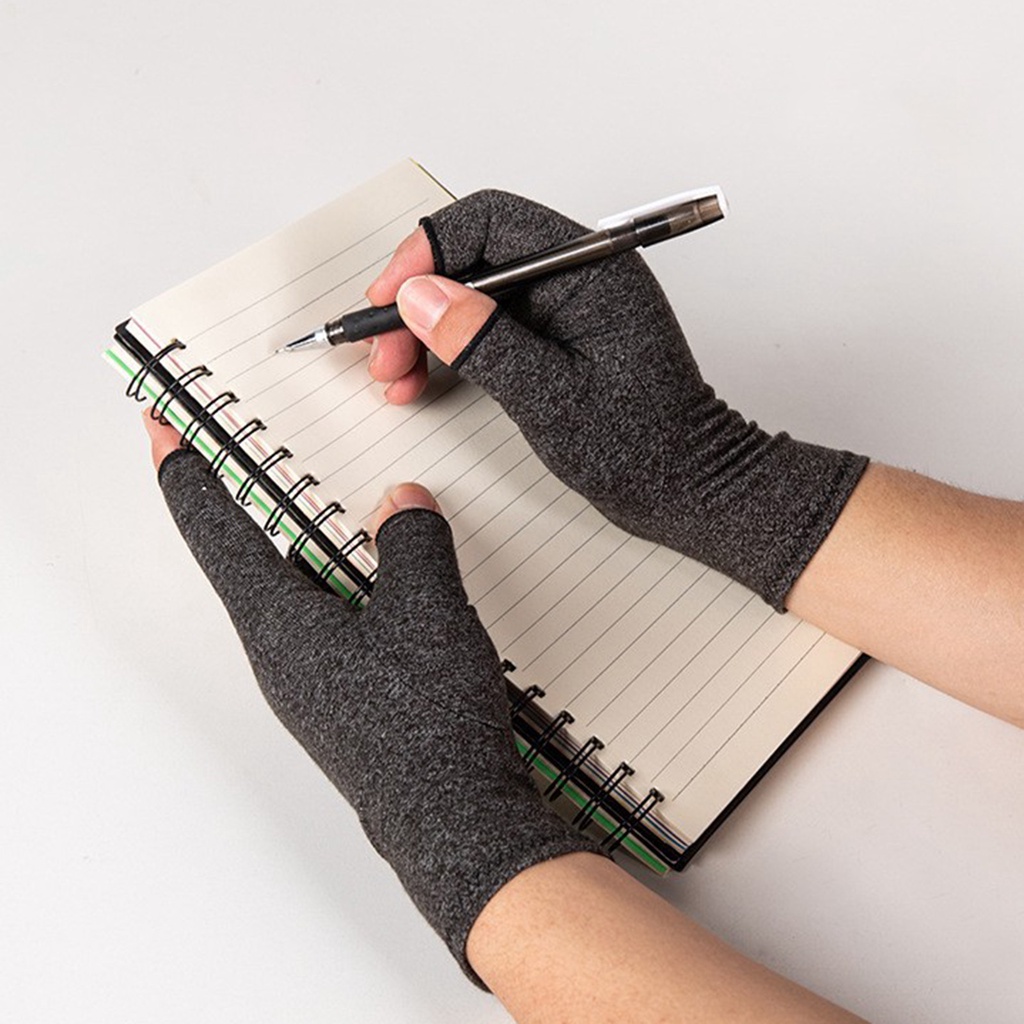 1 Đôi Găng Tay Thể Thao Hở Ngón Chống Sốc Chống Trượt Bằng Silicon