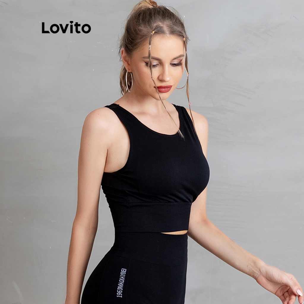 (Vật phẩm thiết yếu) Áo lót thể thao Lovito Seamless Skinny