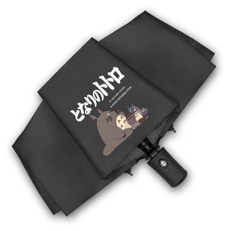 Dù Gấp Tự Động Che Nắng Mưa In Hình Totoro Dễ Thương Cho Bé