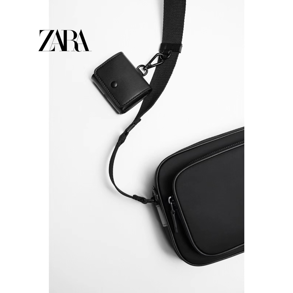 Hàng Mới Về Túi Đeo Chéo Mini Màu Đen Phong Cách Đường Phố Thời Trang 2023 Cho Nam