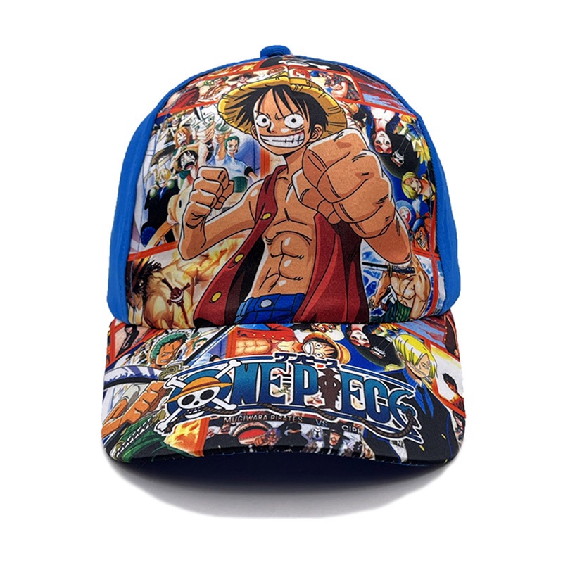 Mũ Lưỡi Trai Thêu Hình Anime One Piece