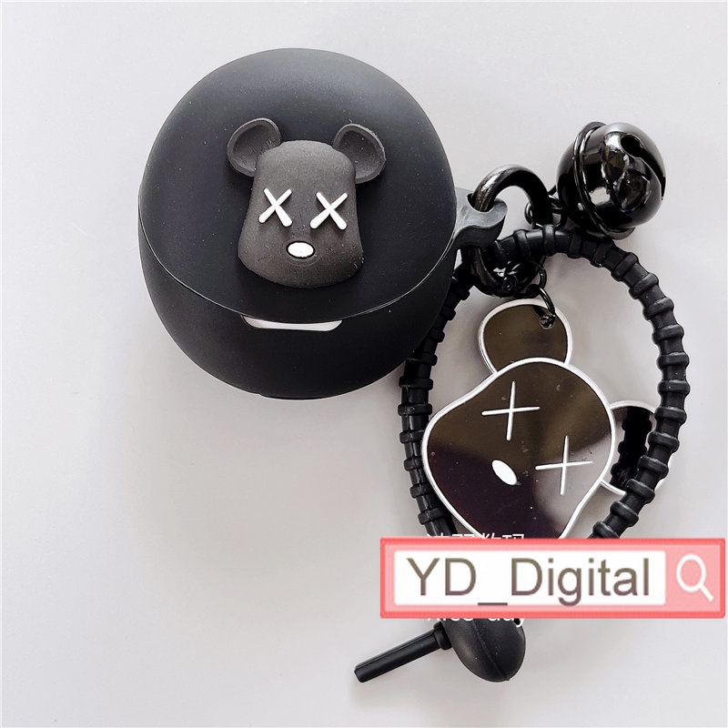 Vỏ Bảo Vệ Hộp Sạc Tai Nghe Oppo enco air 3 / air 2 / Buds 2 Bằng Silicon Họa Tiết Hoạt Hình KAWS Dễ Thương Chống