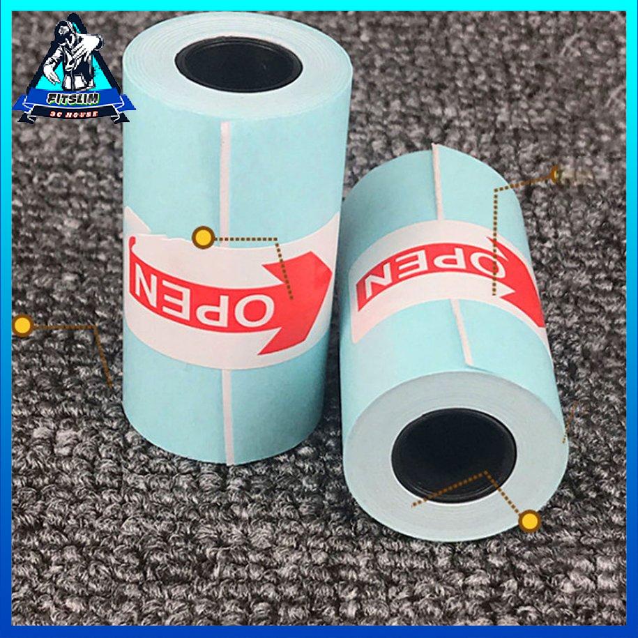 Giấy in 57X30Mm nhiệt nhãn dán mặt sau màu trắng tự dính