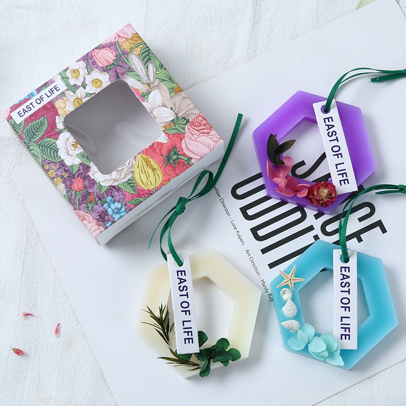 Viên Sáp Nến Thơm Lục Giác Bền Bỉ Khử Mùi Hôi Làm Mát Không Khí Trong Nhà Kèm Hộp Quà sáp thơm phòng thơm phòng hoa sáp thơm thơm nhà vệ sinh túi thơm để tủ quần áo trang trí nhà cửa  túi thơm treo tủ quần áo  tinh dầu thơm