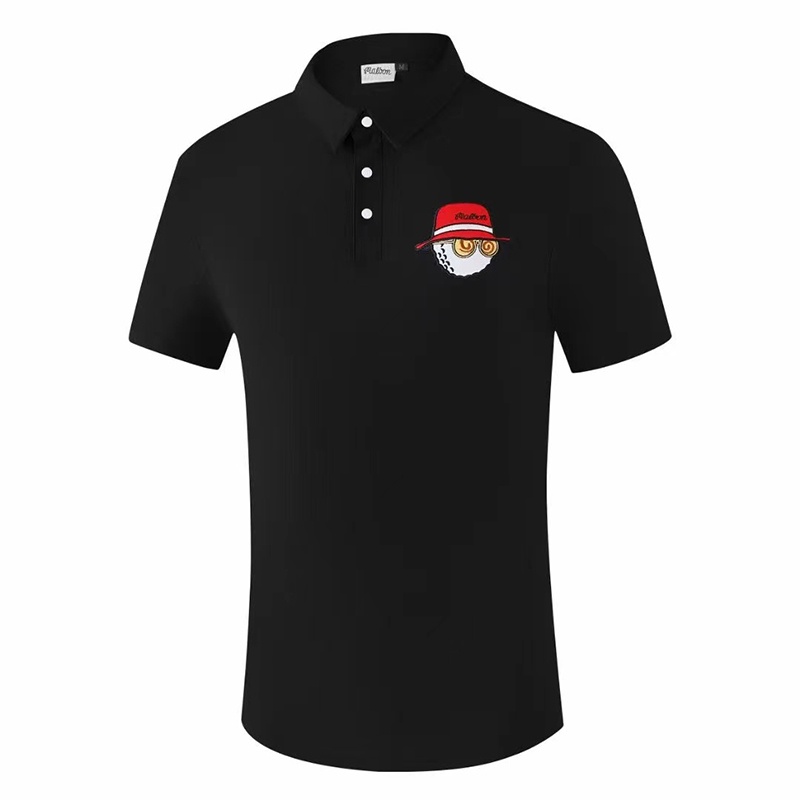 Malbon Áo Thun Thể Thao Đánh golf Ngắn Tay In Họa Tiết Cá Tính Cho Nam