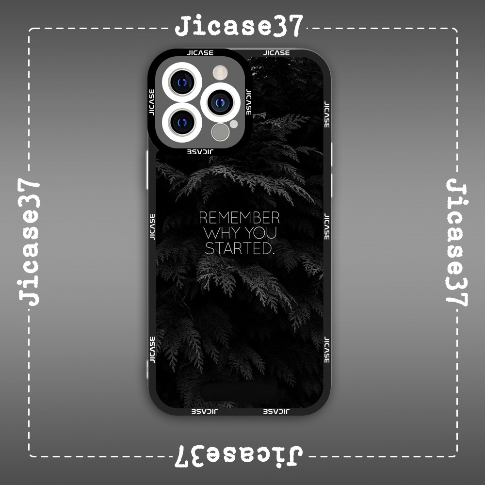 Ốp lưng iphone cạnh vuông WrightZ Câu Nói Động Lực Phông Nền Rừng Cây