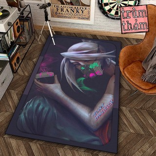 Thảm Trang Trí Akali True Damage League Of Legend Game Decor Phòng Ngủ Phòng Khách Văn Phòng