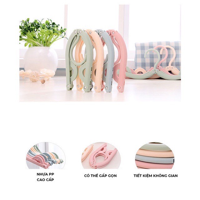 Móc Treo Quần Áo Gấp Gọn Thông Minh