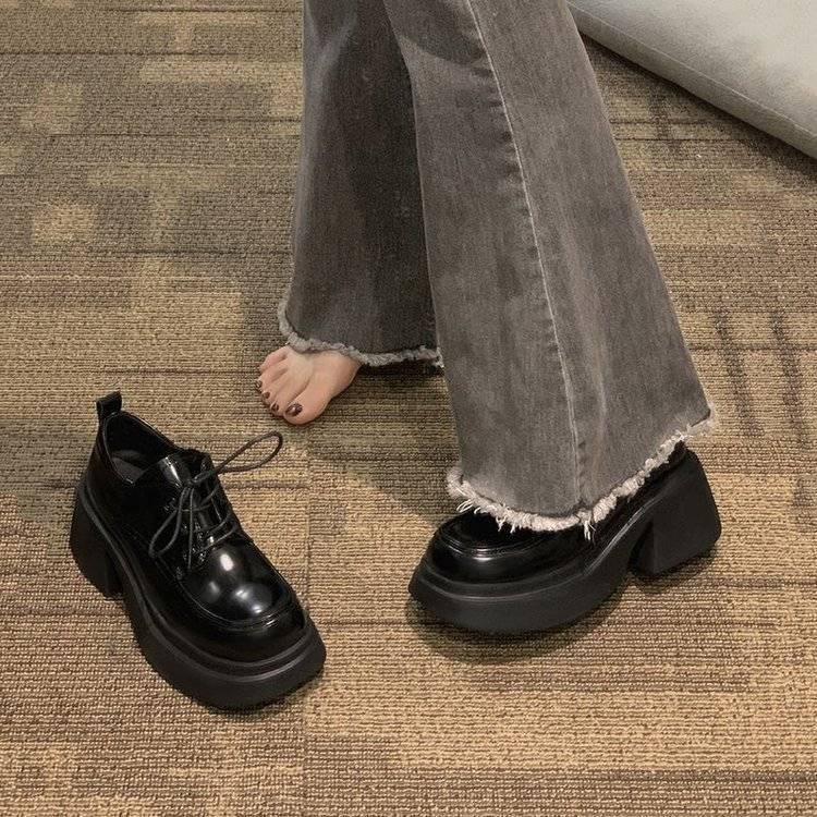 UOUO giày cao gót đế vuông Giày Sandal Cao Gót Mũi Vuông dép Dày Không Thấm Nước Cho Búp Bê Barbie MLZ041203