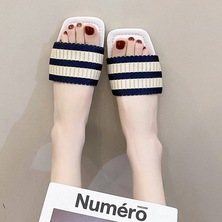 ZTAIXIELUA Dép Sandal Đế Bằng Thời Trang Mùa Hè Cho Nữ size 35-42