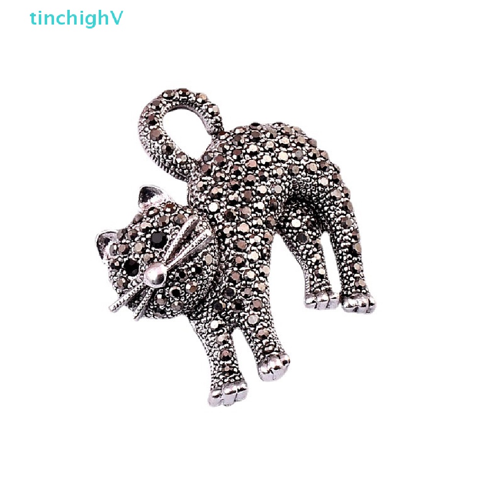[TinchighV] Trâm Cài Áo Bằng Kim Loại Hình Mèo Dễ Thương Cổ Điển Thời Trang Trang Trí Khăn Choàng / Áo Sweater / Cài Áo An Toàn [Mới