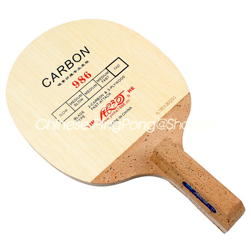 Vợt Đánh Bóng Bàn Bằng Carbon Chất Lượng Nhật Bản YINHE 986