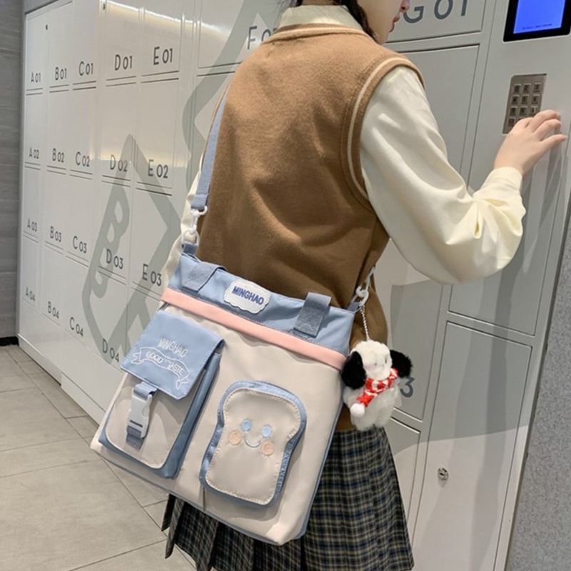 Túi Đeo Chéo Vai Sức Chứa Lớn Dễ Phối Đồ Dành Cho Nữ Sinh