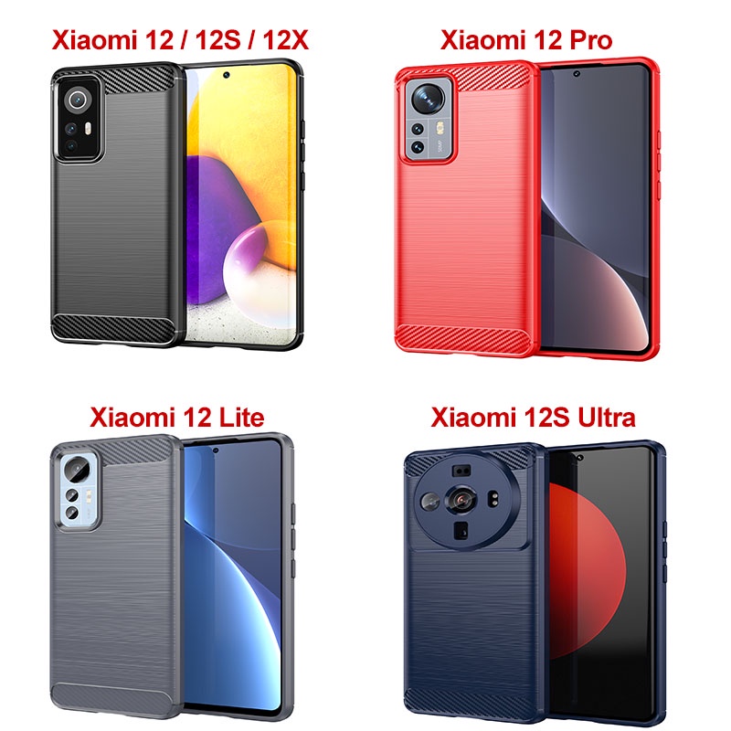 Ốp Điện Thoại Sợi Carbon Cho Xiaomi 13 12 Lite NE 12S 11T 12T Pro Mi 12 13 Ultra 12X Civi 2 Mi 11 Lite / Pro / Ultra 5G