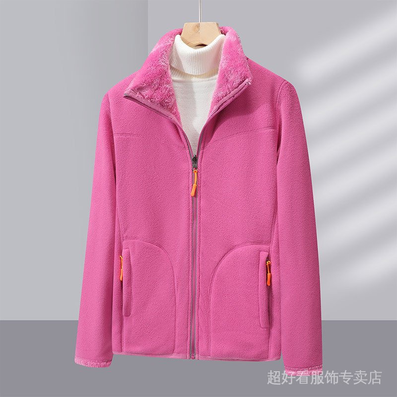 Áo Khoác Nỉ Lót Lông Cừu Dáng Rộng Phong Cách Hồng Kông Hàng Bán Sỉ Siêu Tốt Phong Cách Mới Cho Cặp Đôi