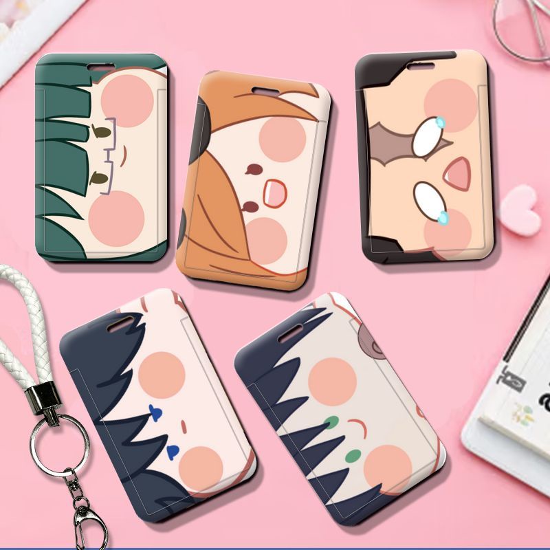Set 6 Dây Đeo Thẻ ID / Thẻ ID Hình Anime Jujutsu Kaisen Phiên Bản Q