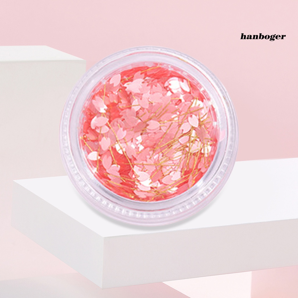 Phụ Kiện Trang Trí Xe Hơi Xinh Xắn Chất Lượng| 1 Hộp Kim Sa Siêu Mỏng Lấp Lánh Chống Phai Màu Trang Trí Móng Tay Cho Salon