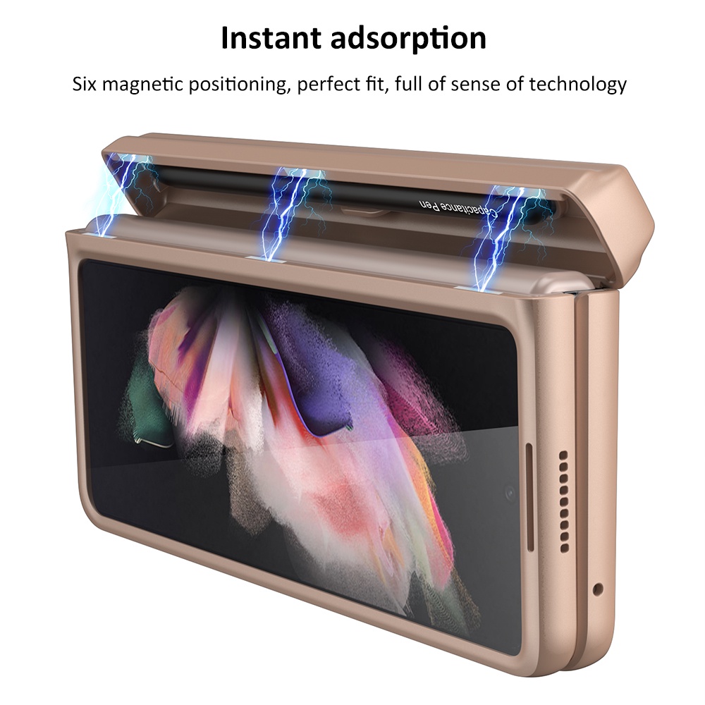 Fold5432 +pen Ốp lưng Samsung Galaxy Z Fold 2 5G ốp điện thoại Bao gồm bút cảm ứng giá rẻ Folder ốp ZFold 3 case + Pen ZFold4 casing W21 F9160 W22 F9260 W23 F9360