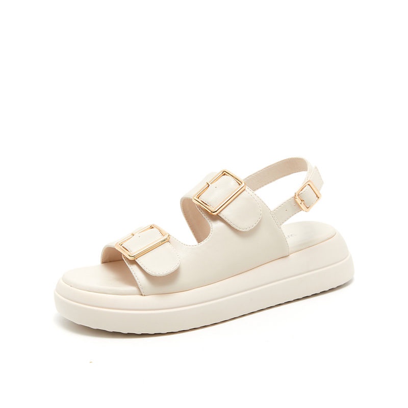 Sandal Đế Dày Phong Cách Thời Trang Roman 2023 Mới Cho Nữ