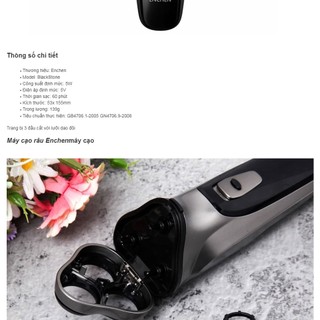 [🔥Hà Nội - Hàng chính hãng] Máy cạo râu Enchen BlackStone --Mi Best