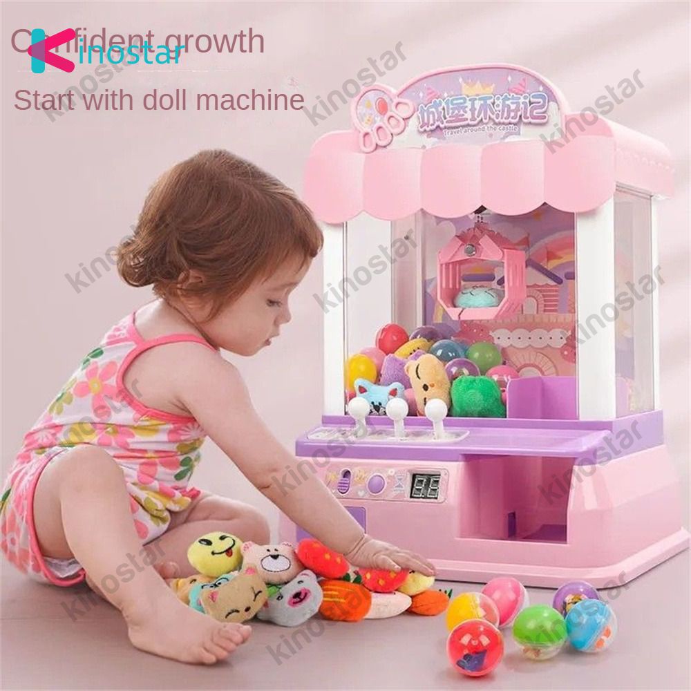 Máy Vuốt Mini Chạy Bằng Tiền Xu Cho Trẻ Em Đồ Chơi Nhà Chơi Cho Bé Bóng Kẹo Gacha Quà Tặng Ngày Của Trẻ Em Sinh Nhật 20 Búp Bê Màu Xanh Lá Cây 20 Gacha.