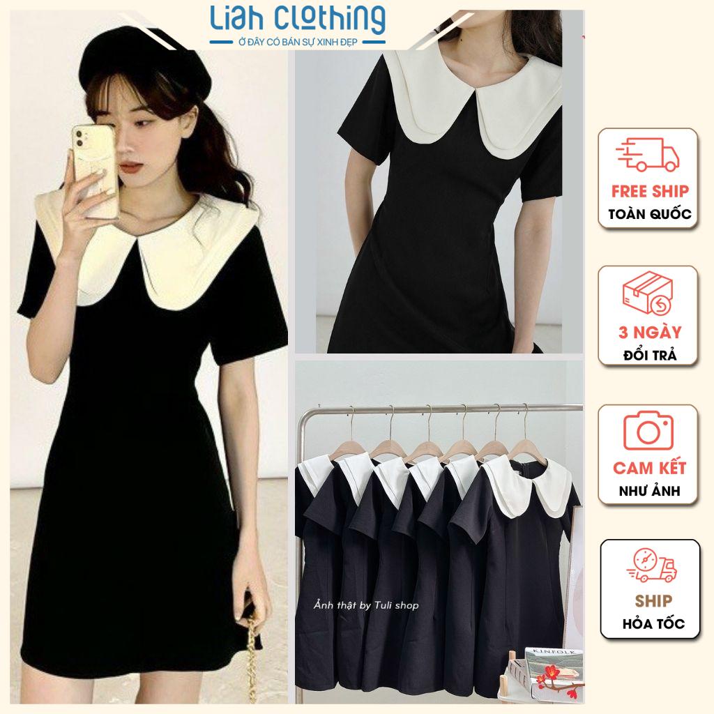 D171 | Váy cổ sen 2 lá dáng đứng siêu xinh | có sẵn | Tuli clothes - shop quần áo nữ
