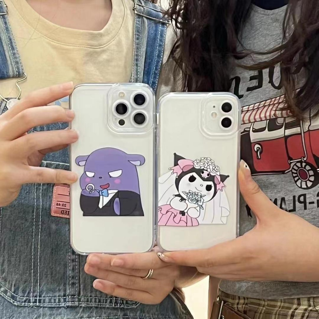 ✅Ốp Điện Thoại Trong Suốt In Hình Kuromax Phong Cách Hoạt Hình Cho iPhone12 / 14 / 13Promax 11 XSMAX XR P9KX