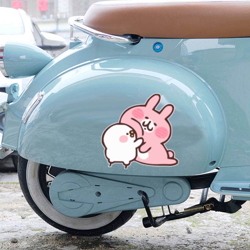 Scratch Cover Bumper Stickers Kanahei Cartoon Cute Stickers Car Body Electric Car Motorcycle Decorative Waterproof Stickers ShKM