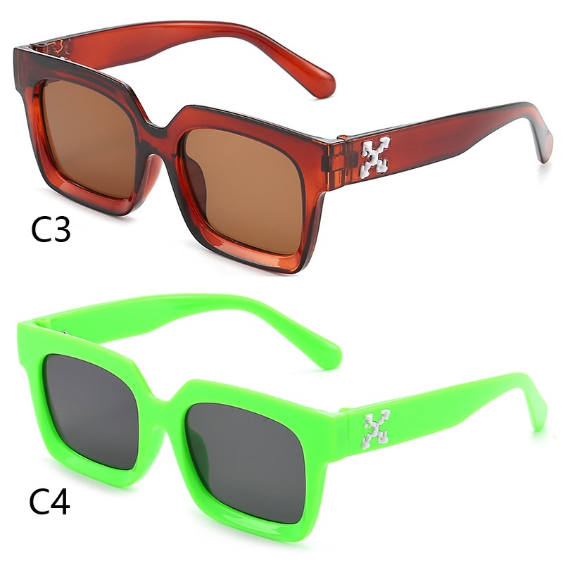 Kính Mát Gọng Vuông Màu Đen Phong Cách Hip Hop Punk Thời Trang Cho Nam Và Nữ X