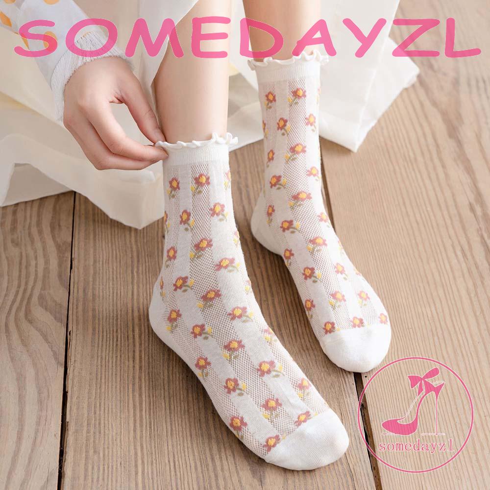 Vớ Ren Rỗng Mỏng Thời Trang Mùa Hè Hàn Quốc Cho Nữ