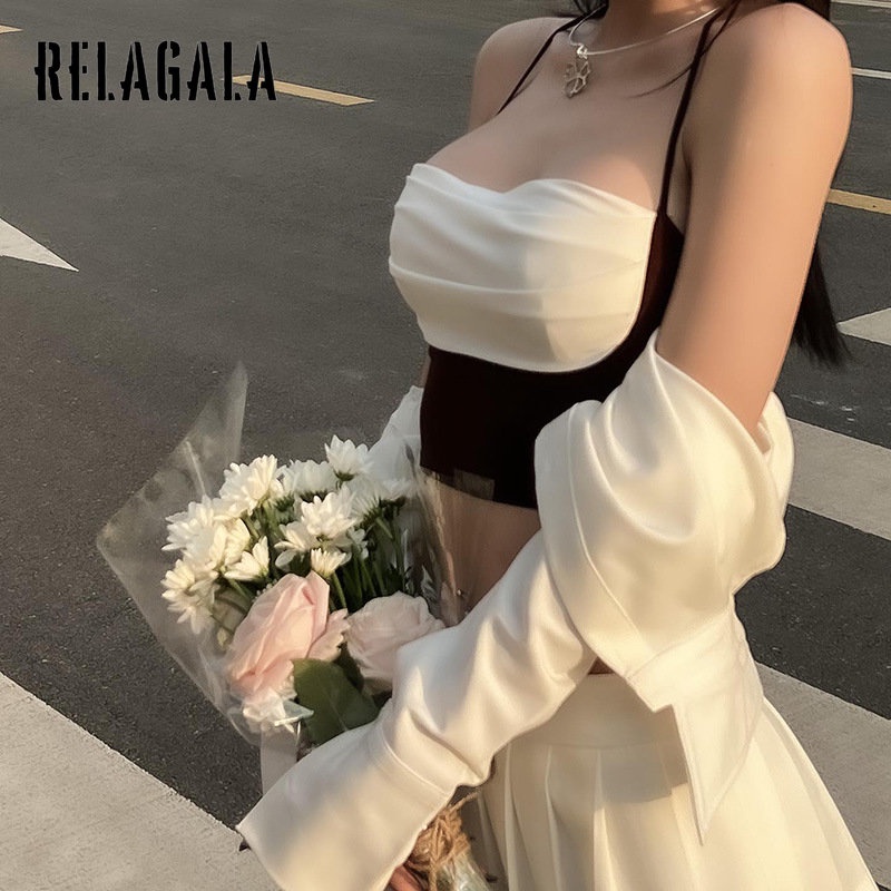 Áo Hai Dây Hở Lưng Thời Trang 2023 Quyến Rũ Cho Nữ