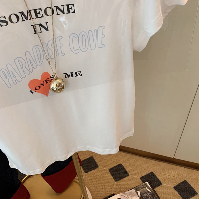 Nrvp [Hàng Có Sẵn] Áo Thun Cotton Tay Ngắn Dáng Ôm In Hình Đồ Họa Độc Đáo Thời Trang Đường Phố Hàn Quốc Dành Cho Bạn Nữ