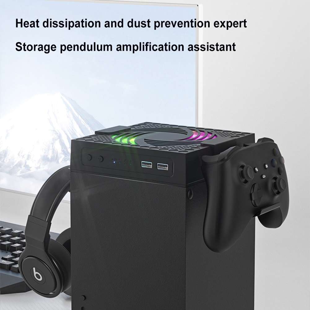 Quạt Làm Mát Hai Cổng Usb 2.0 Cho Xbox Series X Console