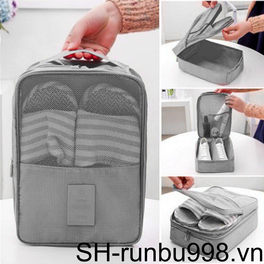 Túi Đựng Giày Có Khóa Kéo Gấp Gọn Tiện Dụng Ốp
