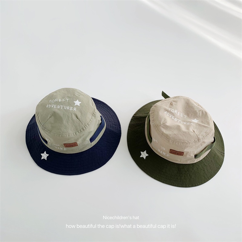 Nón Tai Bèo Mỏng Chống Nắng / Gió In Chữ Nhiều Màu Sắc Thời Trang Mùa Hè Cho Bé