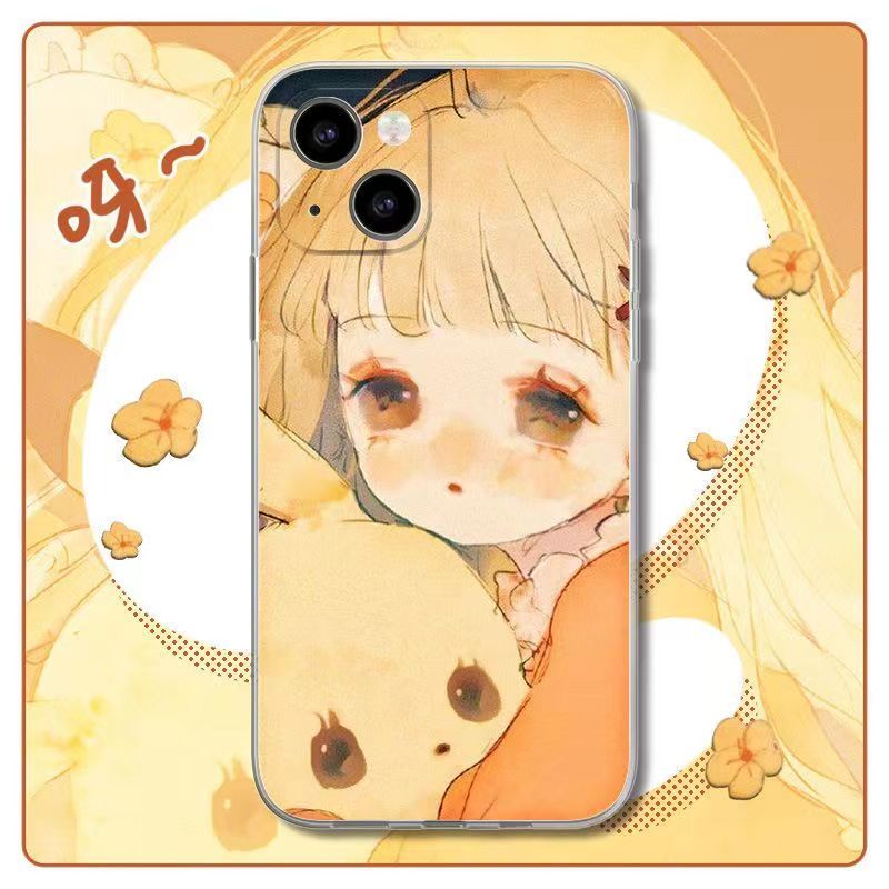 ✅Ốp Điện Thoại In Hình Cô Gái Phong Cách Đường Phố Cho iPhone12 13 / 14Promax 11 XR XS / 7 / 8pins