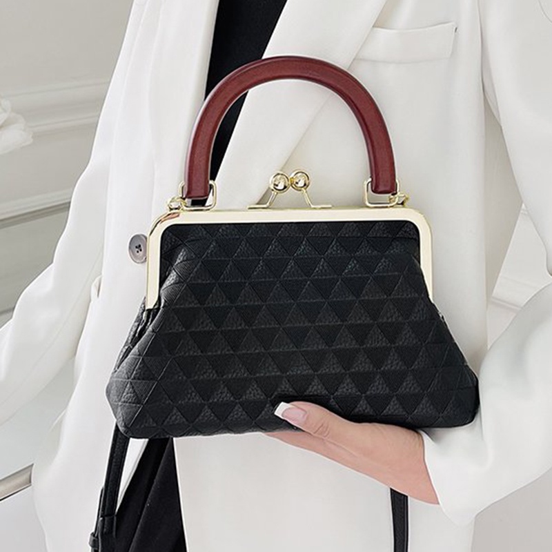 Túi Đeo Chéo Da pu Khóa Bên Mềm Thời Trang Cho Nữ