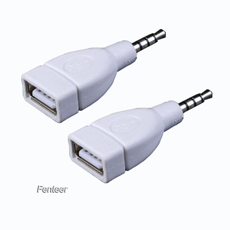 Giắc Cắm Âm Thanh AUX 3.5mm Sang Cổng USB 2.0 Cho Xe Hơi