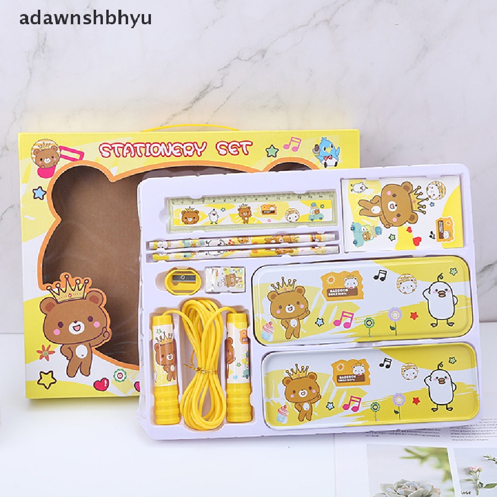 Set 8 Dụng Cụ Học Tập Dễ Thương Cho Bé