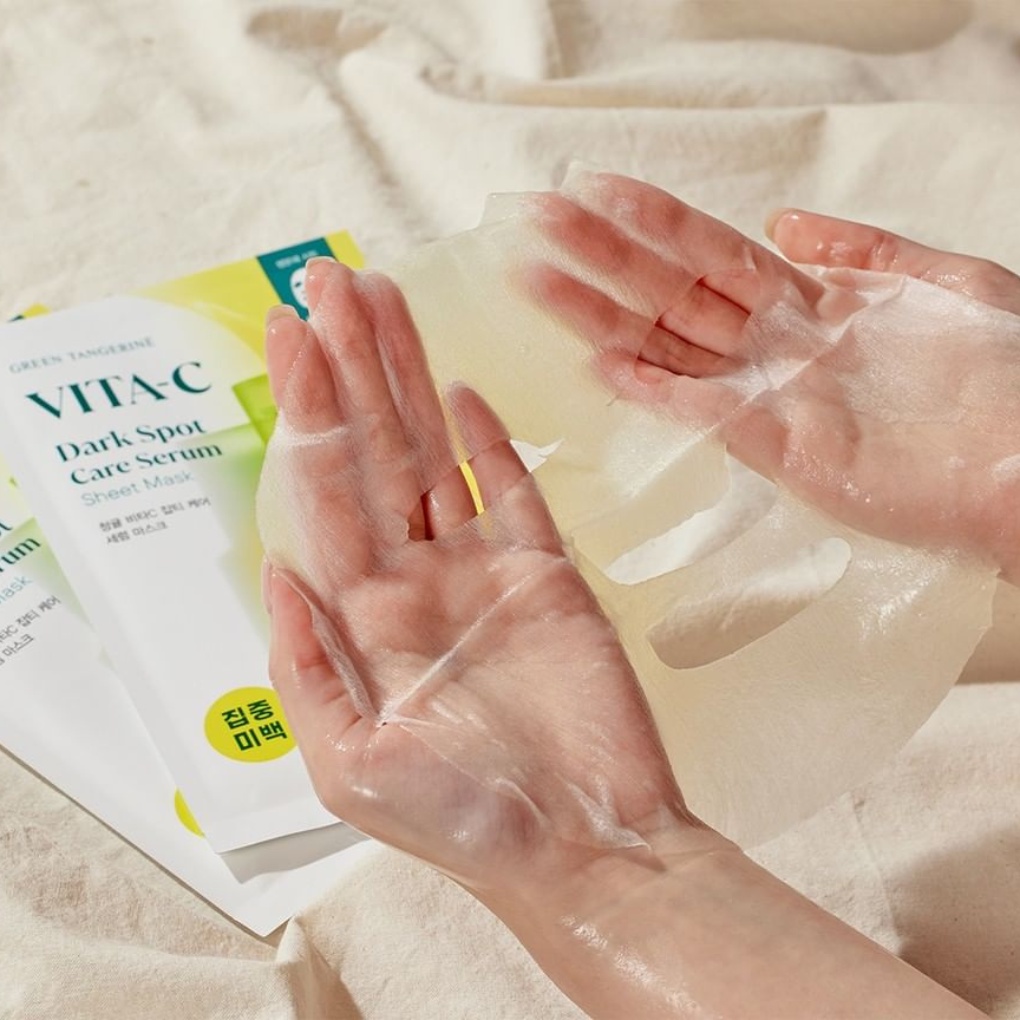 Mặt Nạ Dưỡng Sáng Da GOODAL Green Tangerine Sheet Mask 28g