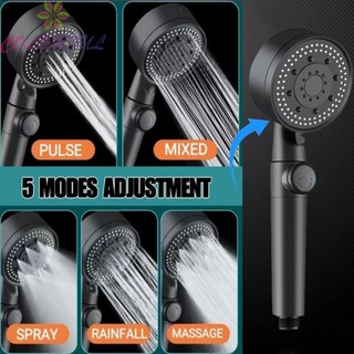 【COLORFUL】Durable Shower Head Bathroom Accessory 5 Mode Adjustable High Pressure