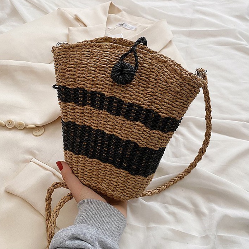 Túi Đeo Chéo Đan Lát Cỡ Nhỏ Thời Trang Sành Điệu